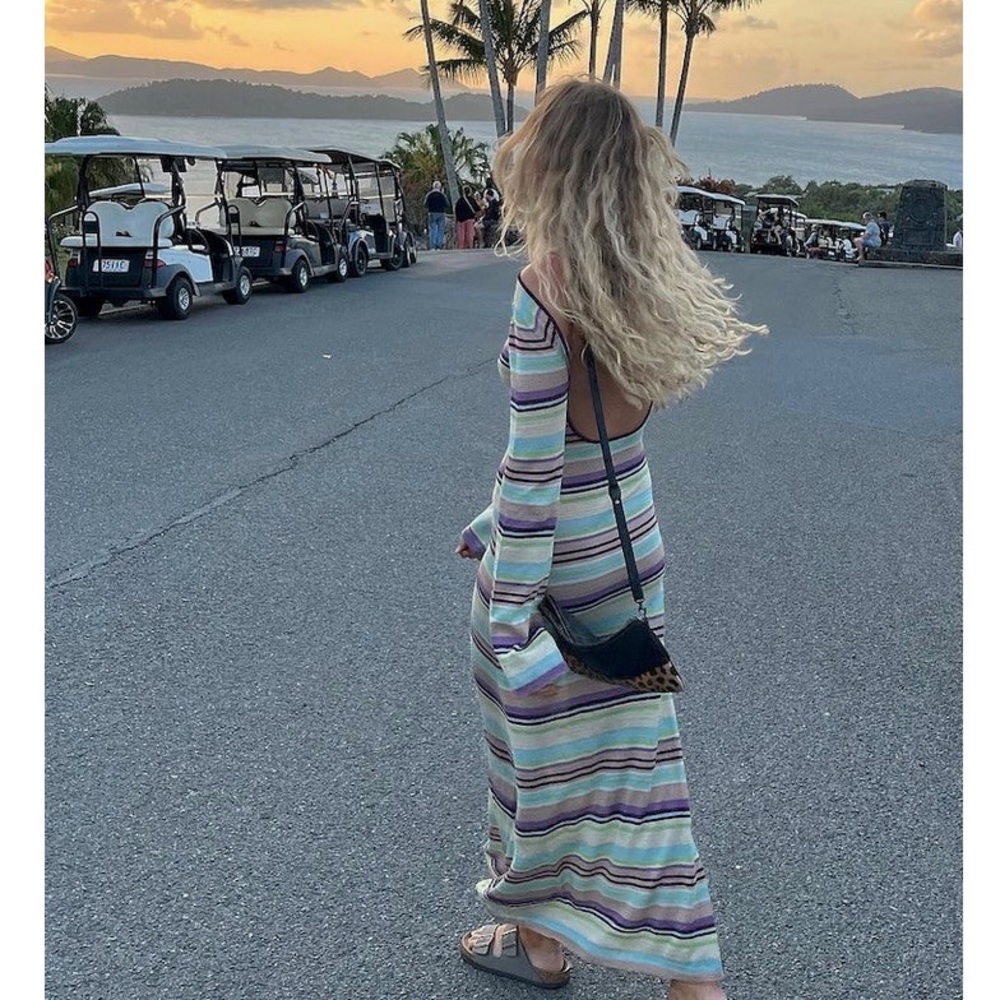 VRG GRL Rhythm & Soul Knit Maxi Dress